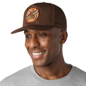 Built for the Wild Duck Flat Brim Hat - Dark Brown