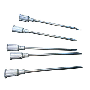 5 x 2-inch 14G Tip-Outlet Meat Injection Needles