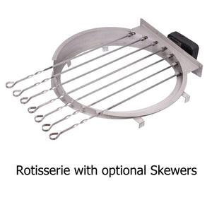 7 pc Long BBQ Skewers 66cm for Monolith Classic Rotisserie