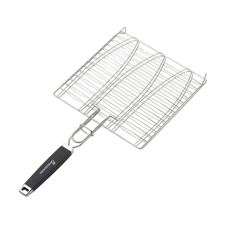 Landmann Stainless Steel BBQ Triple Fish Holder Basket
