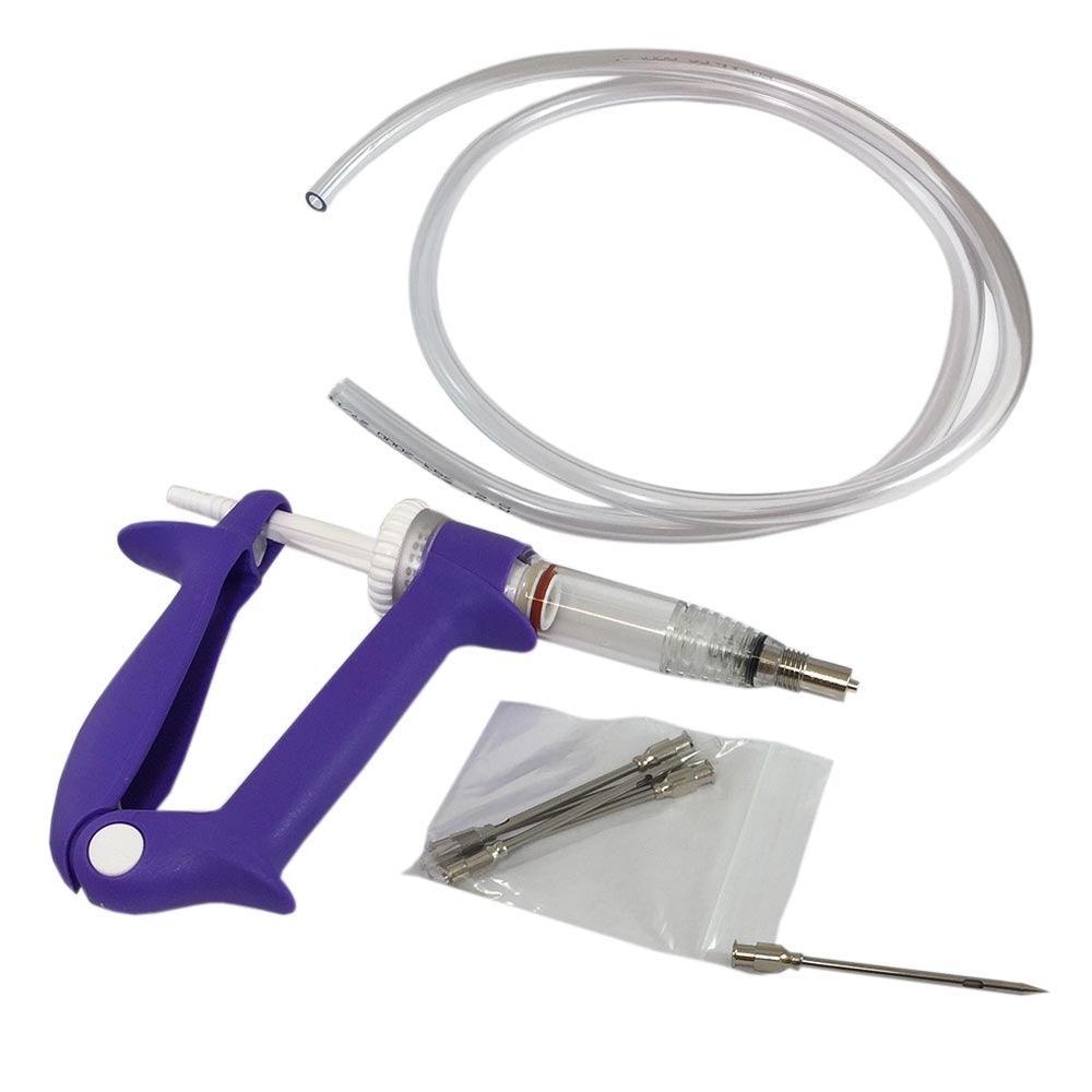 Meat Injector Gun with 5 Needles