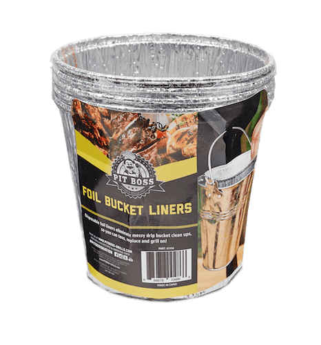 Pit Boss Foil Bucket Liners - 6 Pack