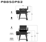 Pit Boss Pro Series 2 850 WiFi Pellet Grill