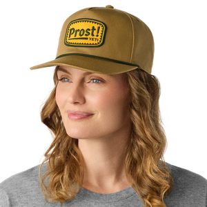 Yeti Prost Flat Brim Rope Hat Brown