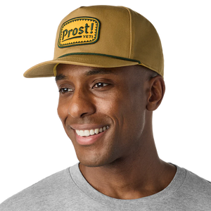 Yeti Prost Flat Brim Rope Hat Brown