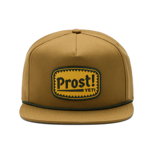 Yeti Prost Flat Brim Rope Hat Brown