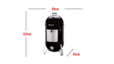 Weber Smokey Mountain 57cm BBQ Cooker Smoker with Cover
