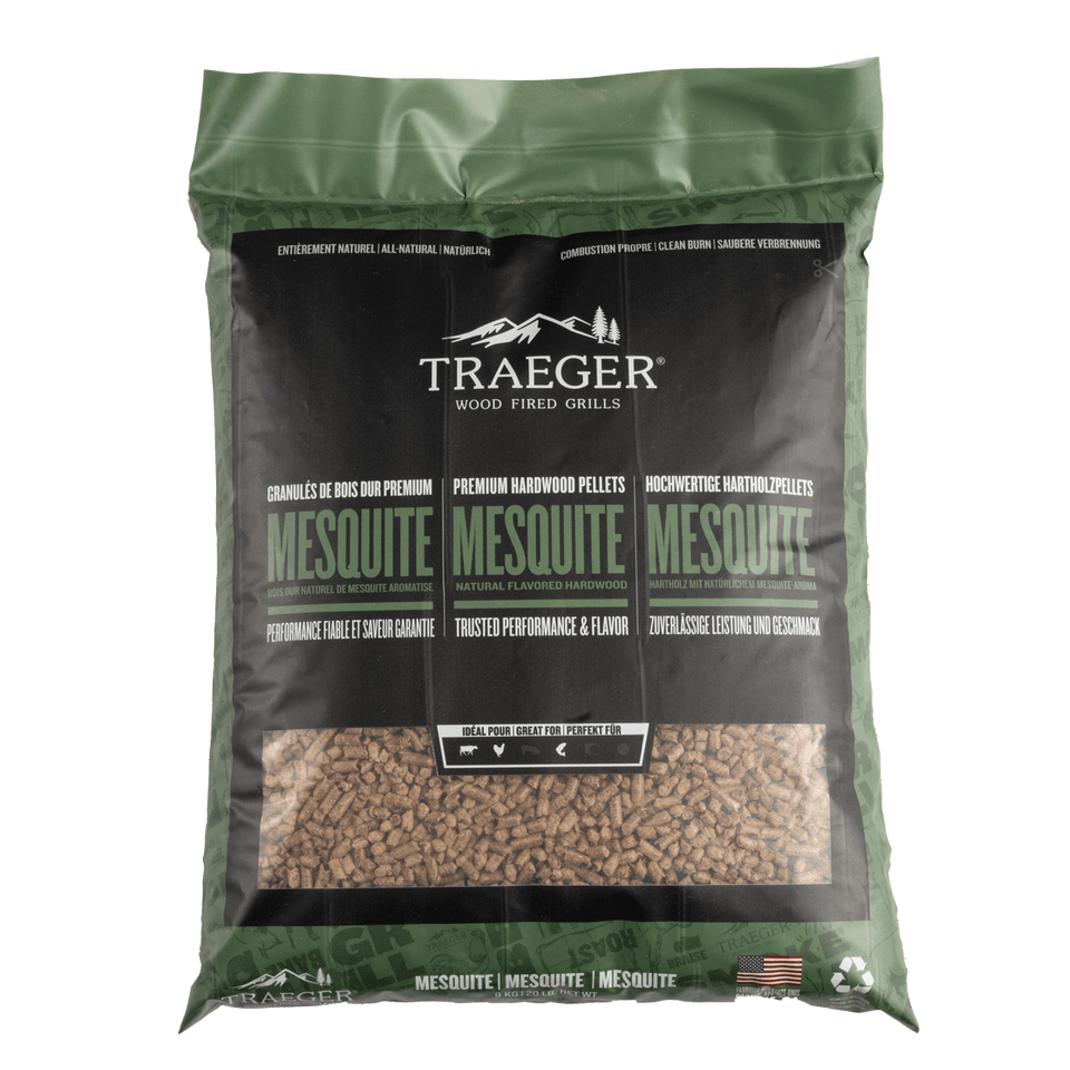 Traeger Mesquite Wood Pellets 20lb 9kg